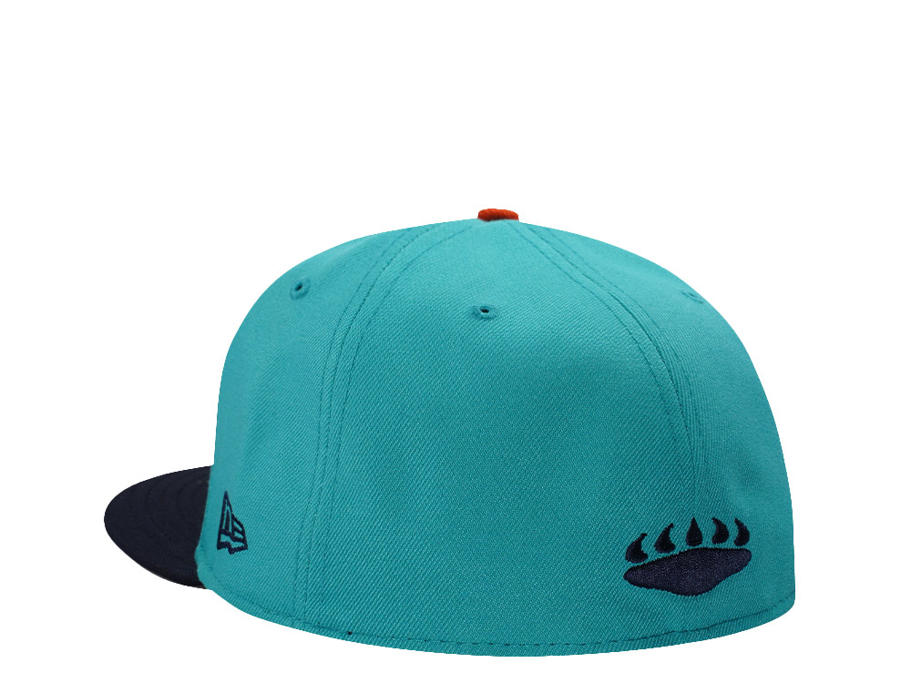 New Era Memphis Grizzlies Inaugural Season Teal Two Tone Edition 59Fifty Fitted Hat