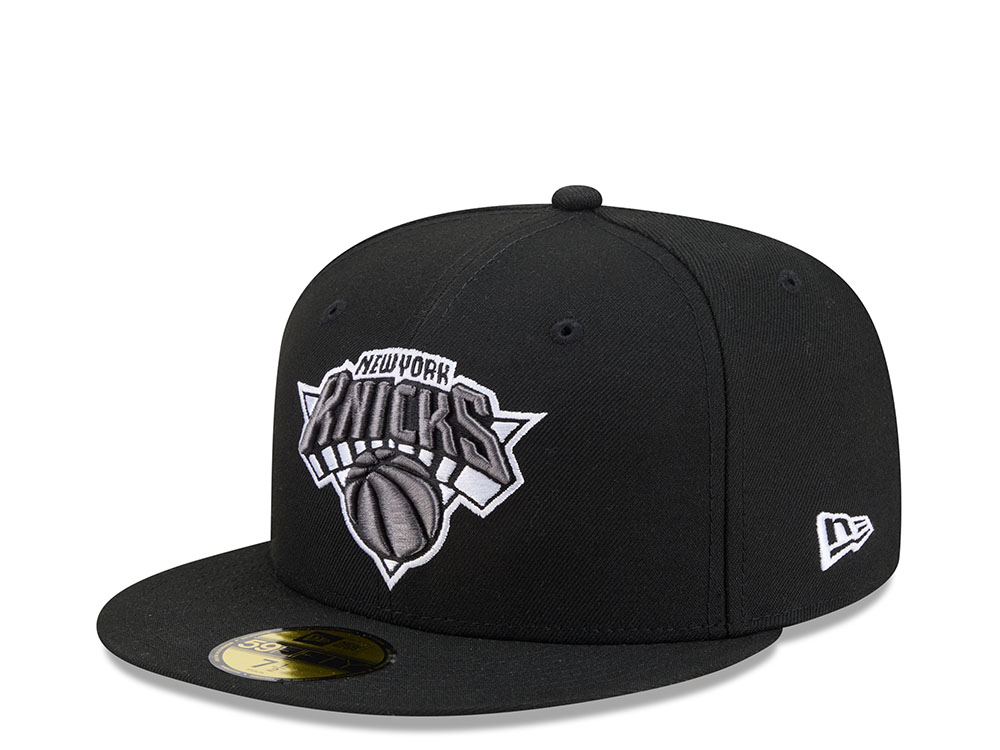 New Era New York Knicks Color Basic Black 59Fifty Fitted Hat