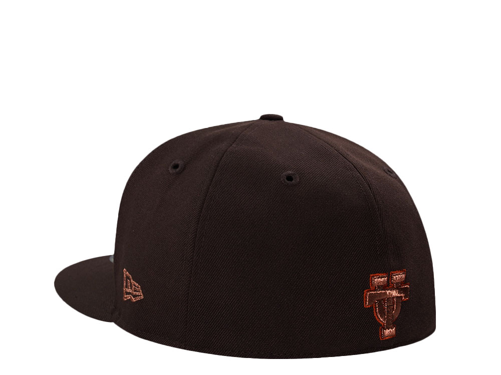 New Era Texas Longhorns 100th Anniversary Burnt Wood Edition 59Fifty Fitted Hat