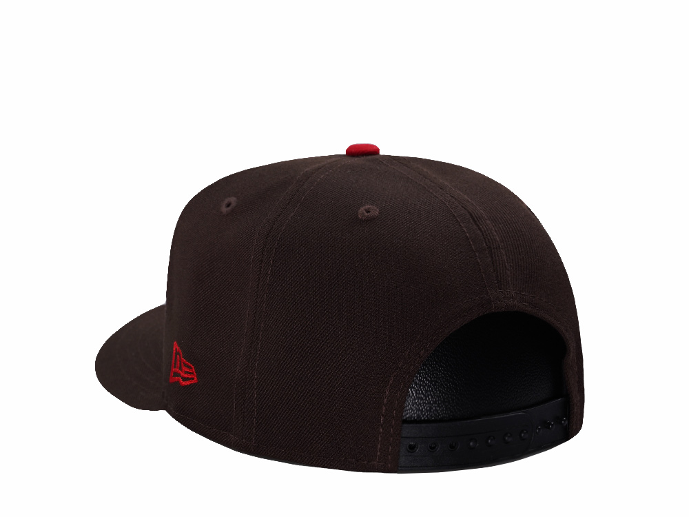 New Era Houston Astros 35th Anniversary Burnt Wood Prime Edition 9Fifty A Frame Snapback Hat