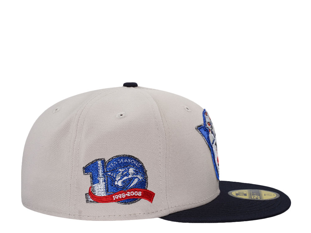 New Era Nashville Predators 10th Anniversary Stone Two Tone Edition 59Fifty Fitted Hat
