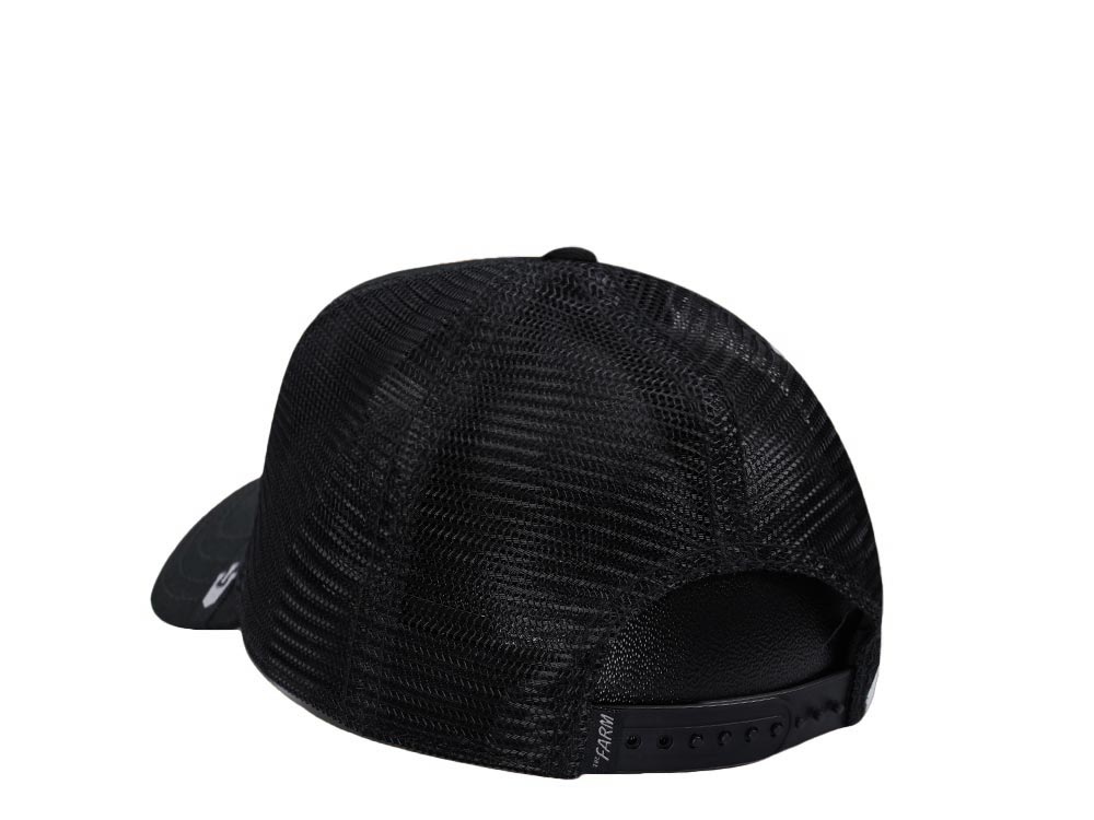 Goorin Bros The White Tiger Black Trucker Snapback Hat