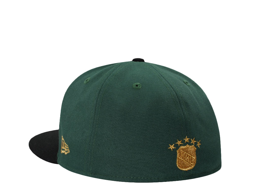 New Era Dallas Stars 20th Anniversary Green Two Tone Edition 59Fifty Fitted Hat