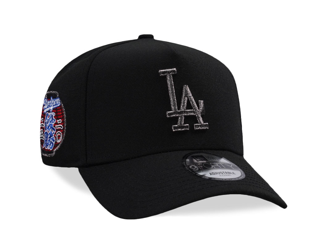 New Era Los Angeles Dodgers World Series 2025 Black Prime Edition 9Forty A Frame Snapback Hat