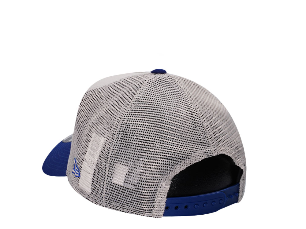 New Era Los Angeles Dodgers Chrome Two Tone A Frame Trucker Snapback Hat