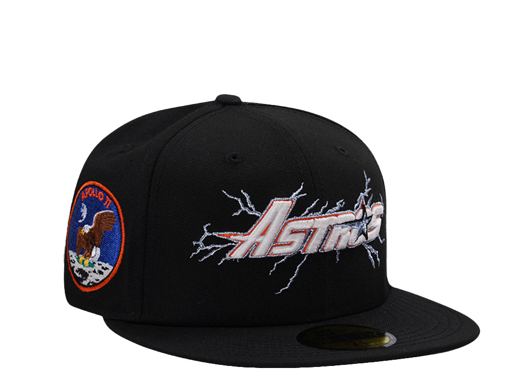 New Era Houston Astros Apollo Black Prime Edition 59Fifty Fitted Hat