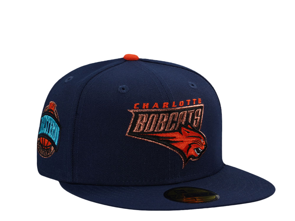 New Era Charlotte Bobcats NBA Eastern Conference Navy Prime Edition 59Fifty Fitted Hat
