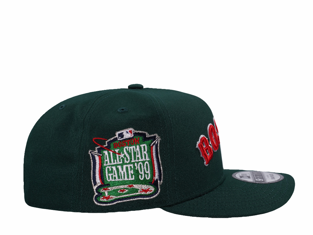 New Era Boston Red Sox All Star Game 1990 Dark Green Prime Edition 9Fifty A Frame Snapback Hat
