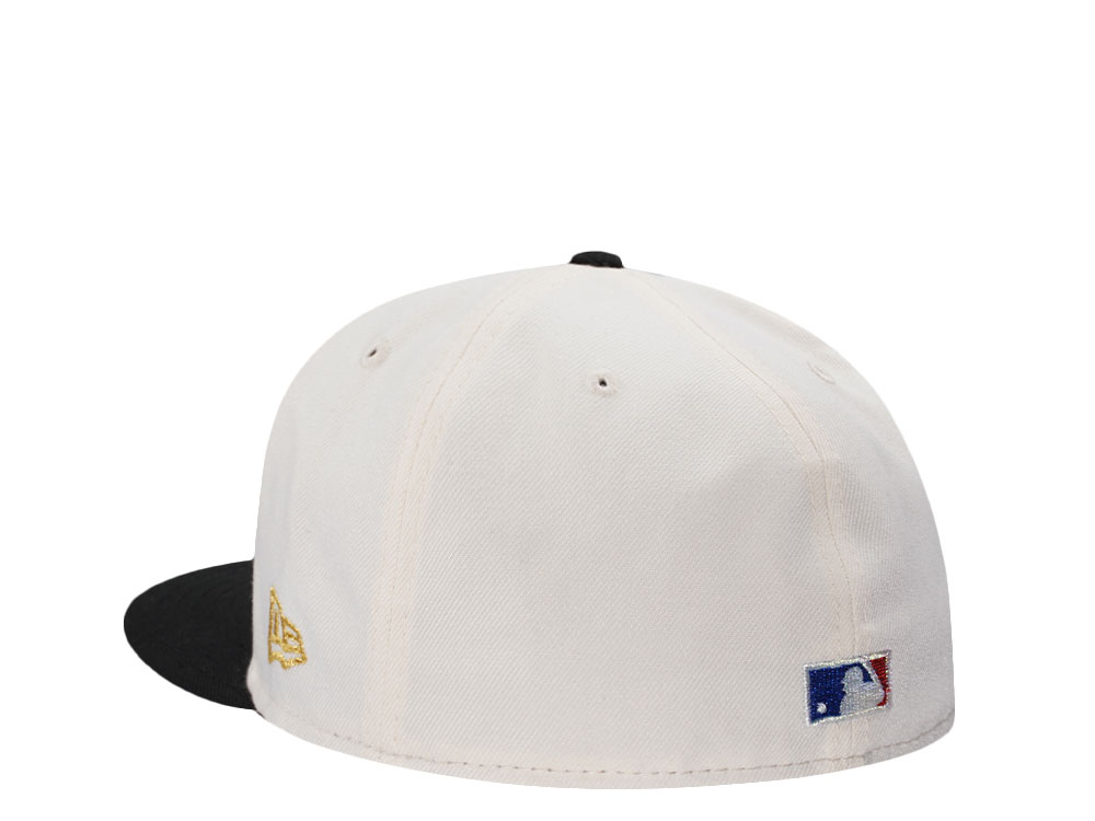 New Era Los Angeles Dodgers 40th Anniversary Script Chrome Two Tone Edition 59Fifty Fitted Hat