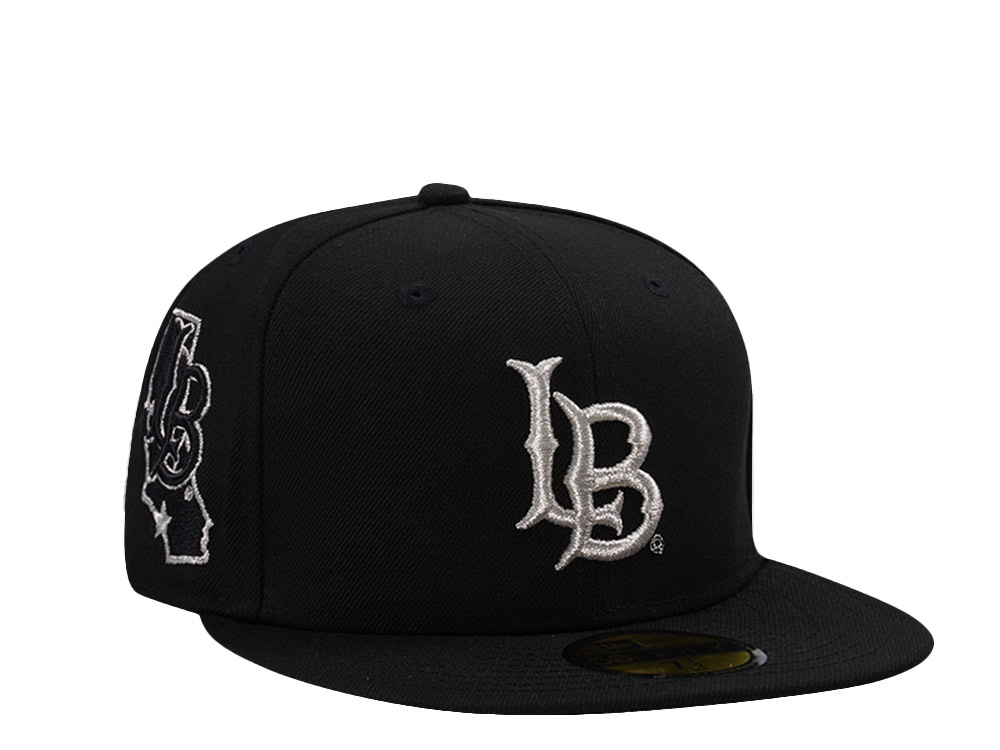 New Era Long Beach State 49ers Black Prime Edition 59Fifty Fitted Hat