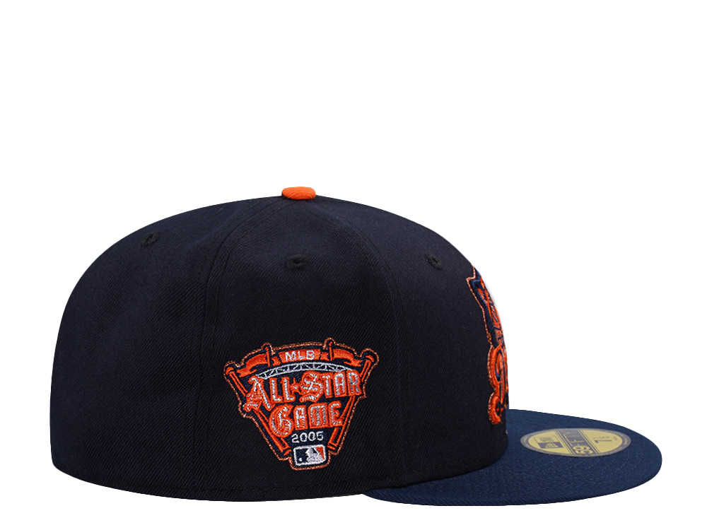 New Era Detroit Tigers All Star Game 2005 Ocean Blue Prime Edition 59Fifty Fitted Hat