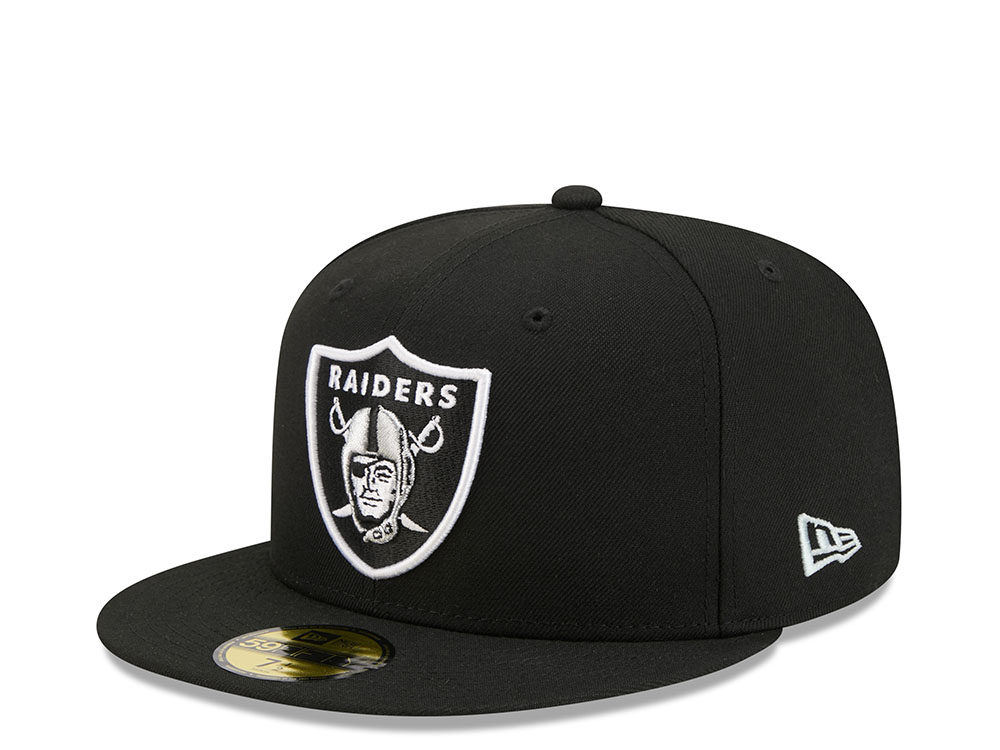 New Era Las Vegas Raiders Color Basic Black OTC 59Fifty Fitted Hat