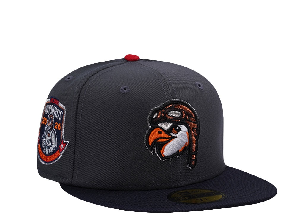 New Era Wilson Warbirds Inaugural Season 2026 Dark Gray Two Tone Edition 59Fifty Fitted Hat