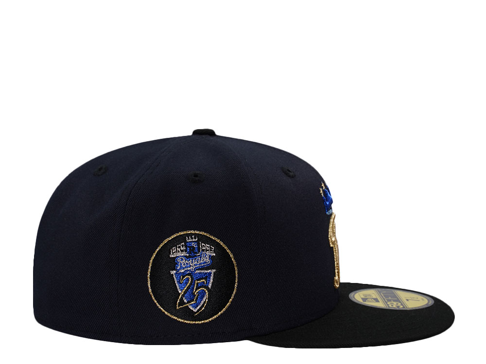 New Era Kansas City Royals 25th Anniversary Navy Two Tone Edition 59Fifty Fitted Hat
