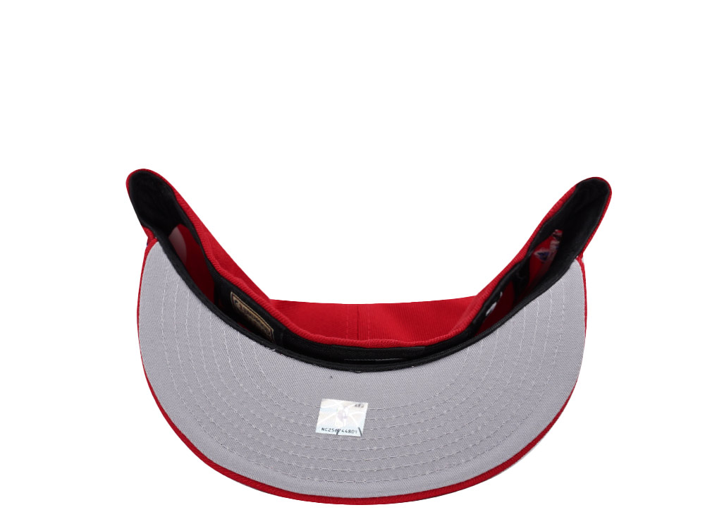 PRE-ORDER New Era New York Knicks 50th Anniversary Scarlet Prime Edition 59Fifty Fitted Hat