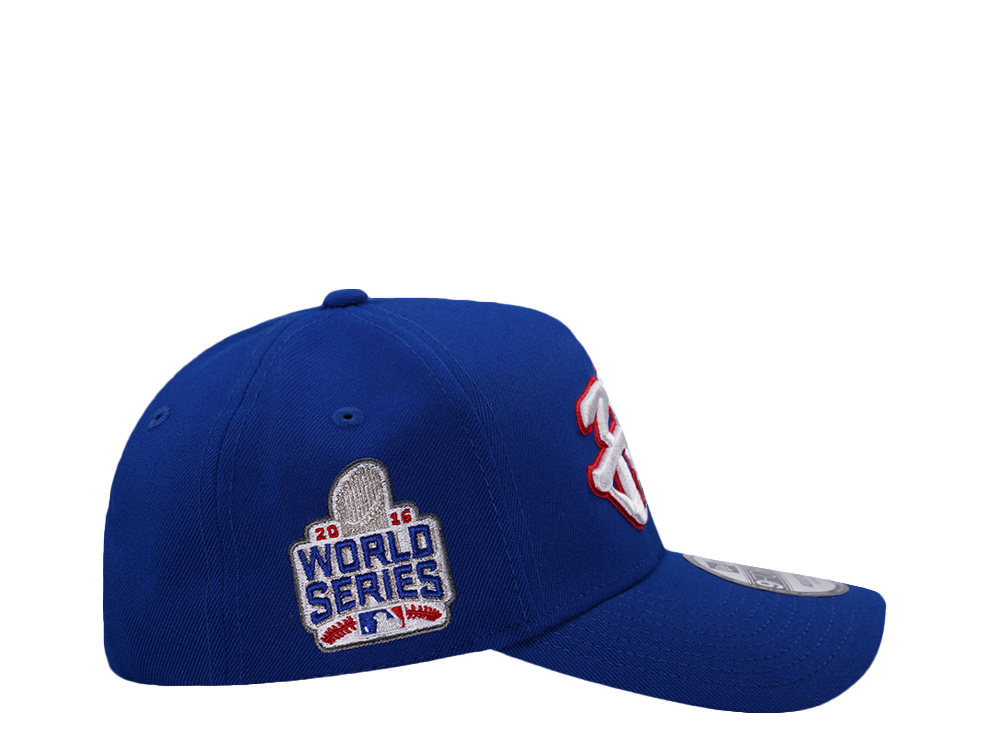 New Era Chicago Cubs World Series 2016 Kanji Royal Blue Prime Edition 9Forty A Frame Snapback Hat