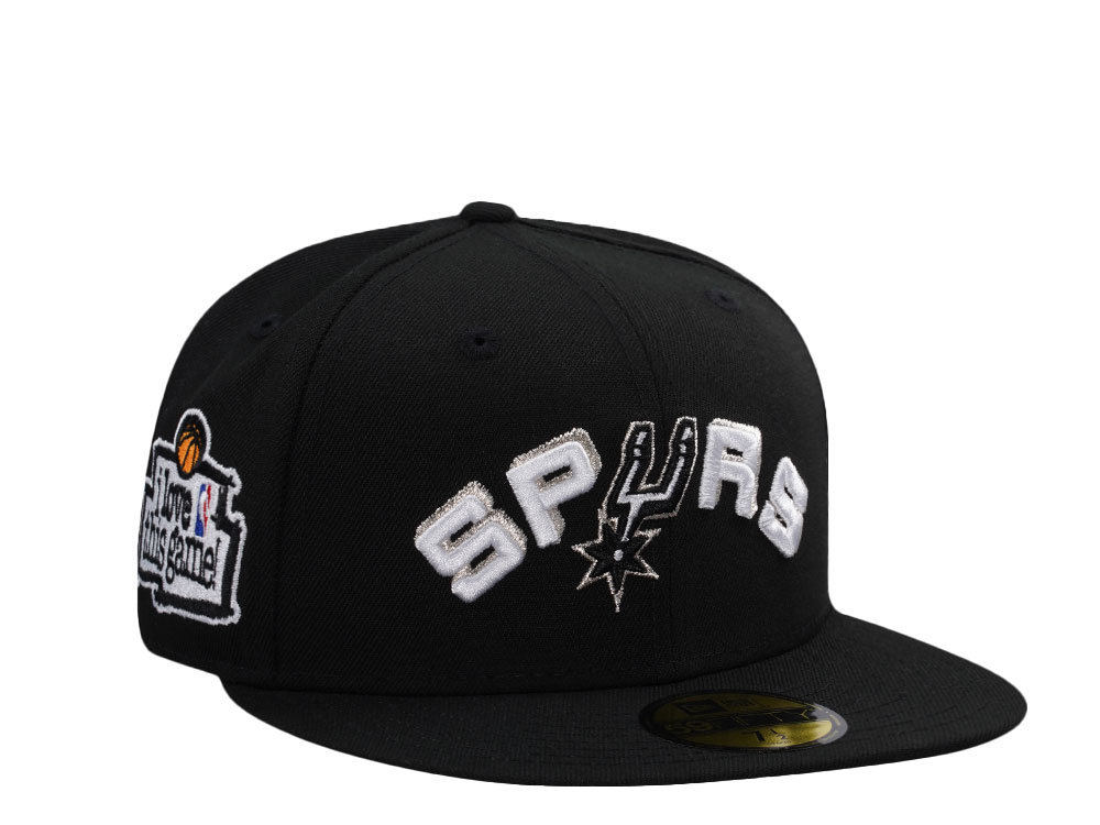 New Era San Antonio Spurs Love Rush Black Prime Edition 59Fifty Fitted Hat