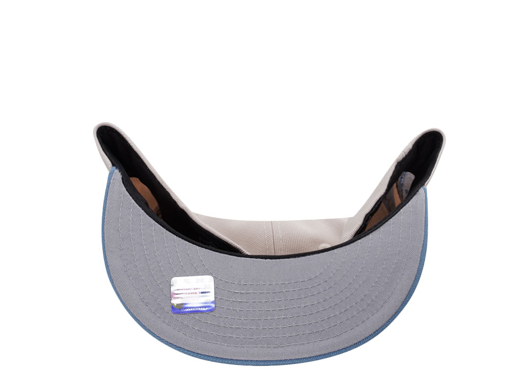 New Era Detroit Lions Stone Metallic Two Tone Edition 59Fifty Fitted Hat