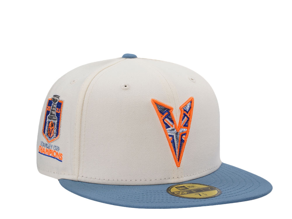 New Era Vegas Golden Knights Stanley Cup Champions 2023 Chrome Two Tone Edition 59Fifty Fitted Hat