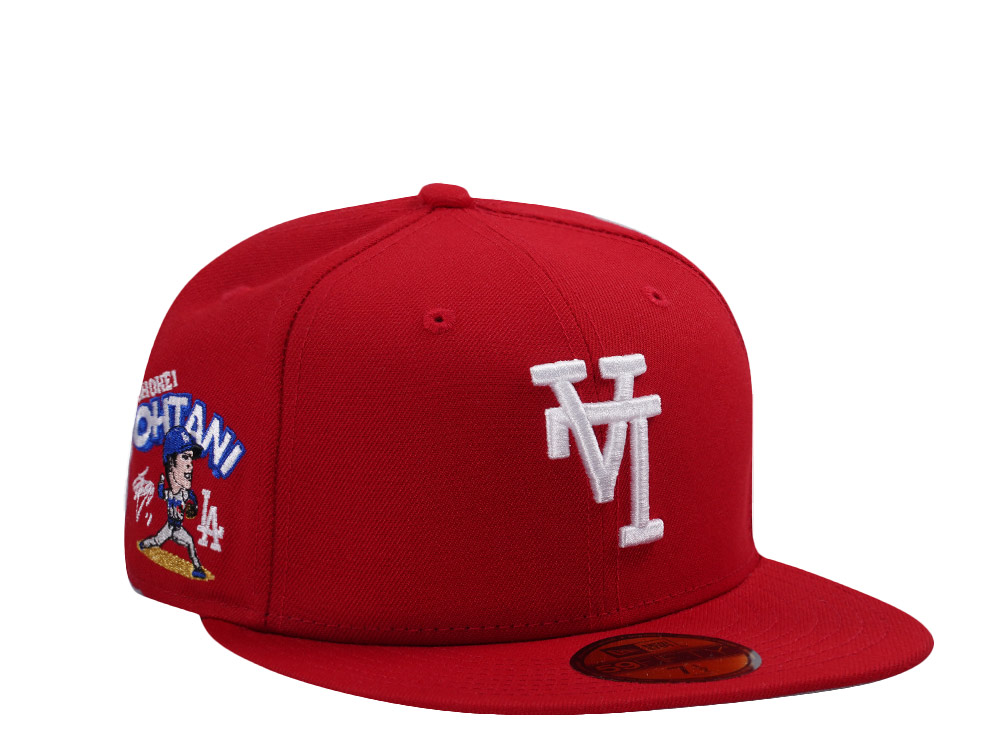 New Era Los Angeles Dodgers Ohtani Scarlet Prime Edition 59Fifty Fitted Hat