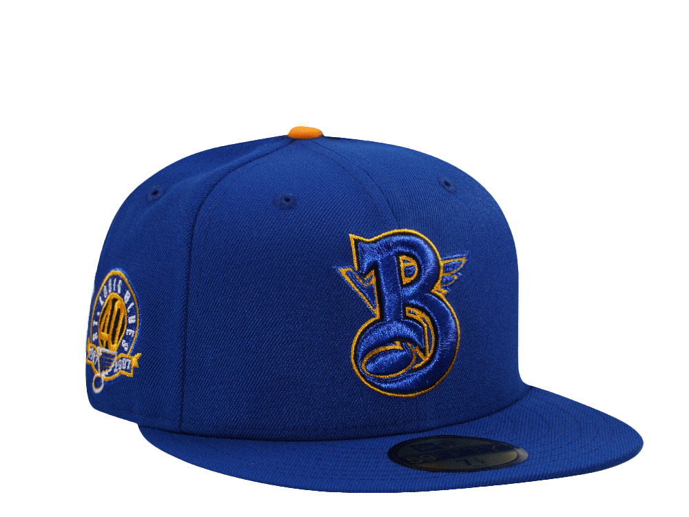 New Era St. Louis Blues 40th Anniversary Blue Prime Edition 59Fifty Fitted Hat