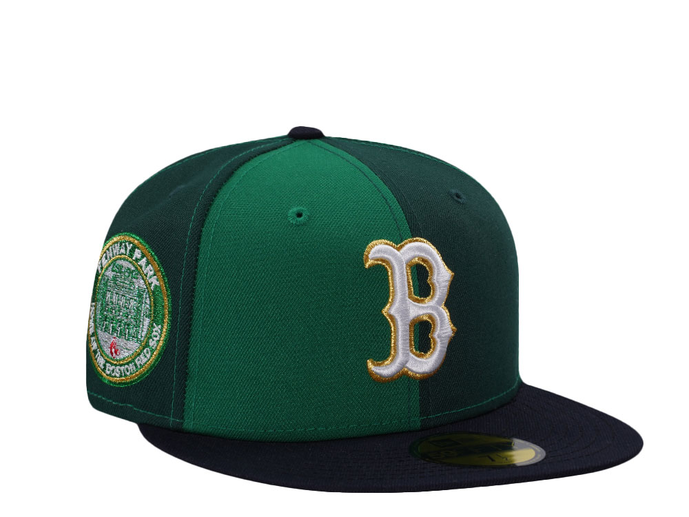 New Era Boston Red Sox Fenway Park Green Pinwheel Edition 59Fifty Fitted Hat