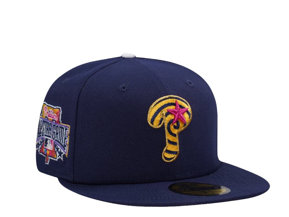 New Era Philadelphia Phillies All Star Game 1996 Blue Light Navy Prime Edition 59Fifty Fitted Hat
