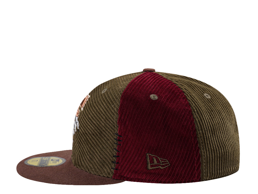 New Era Fresno Grizzlies Metallic Corduroy Pinwheel Horror Edition 59Fifty Fitted Hat