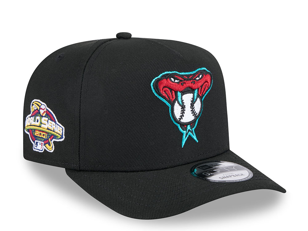 New Era Arizona Diamondbacks World Series 2001 Black 9Fifty A Frame Snapback Hat