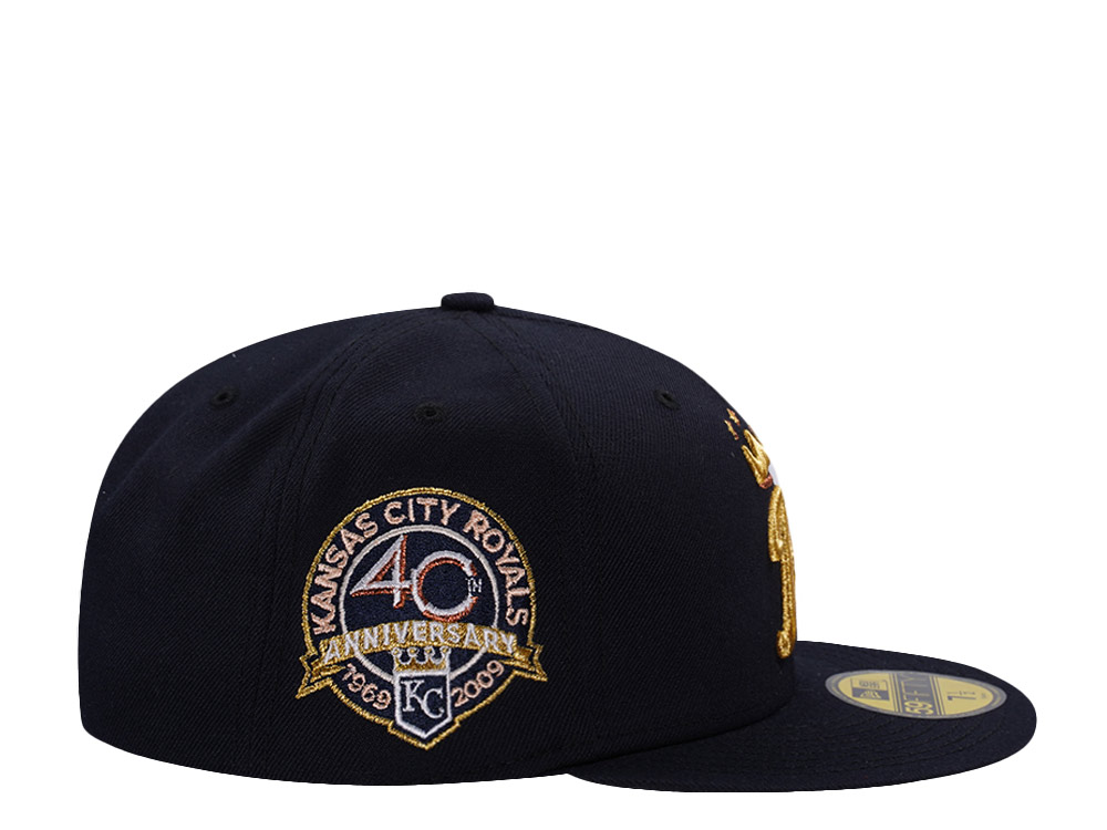 New Era Kansas City Royals 40th Anniversary Navy Prime Edition 59Fifty Fitted Hat