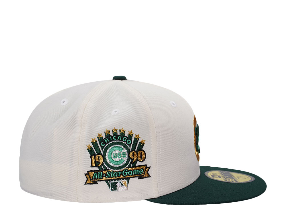 New Era Chicago Cubs All Star Game 1990 Chrome Two Tone Edition 59Fifty Fitted Hat