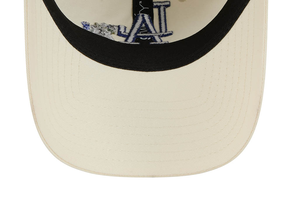 New Era Los Angeles Dodgers Woman Floral Stitch 9Twenty Strapback Hat