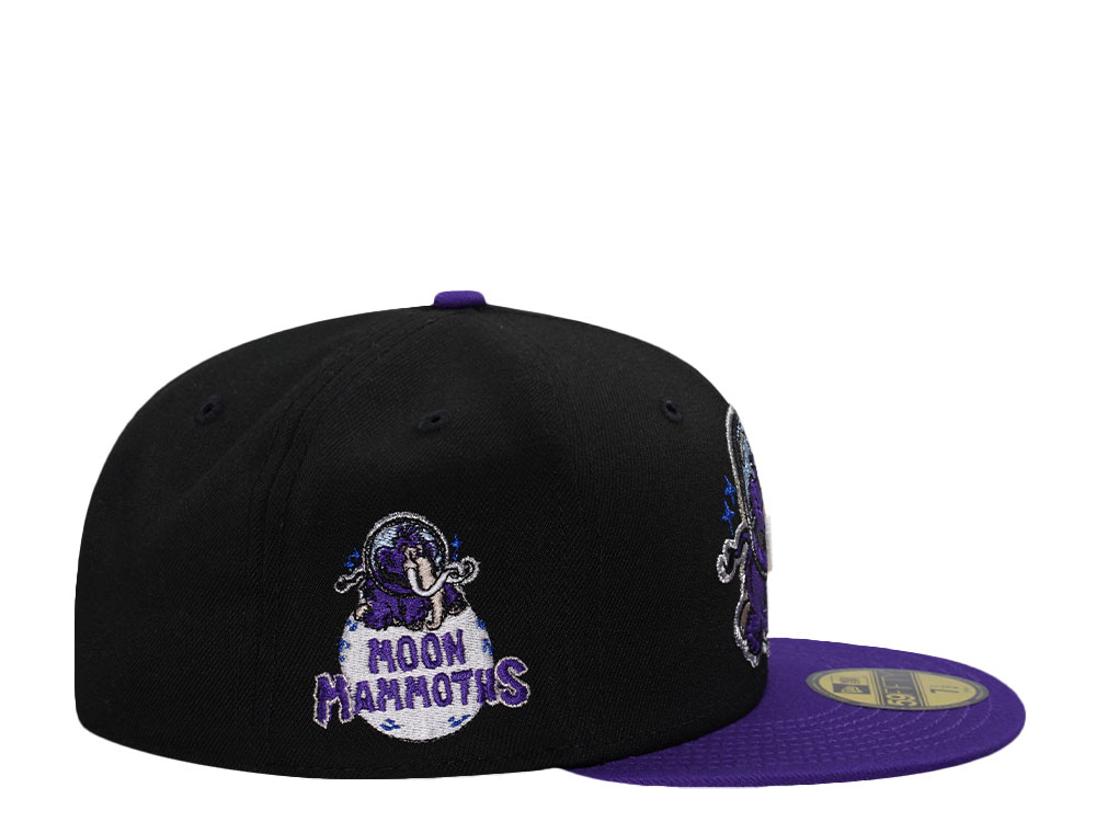 New Era Erie Moon Mammoths Black Two Tone Edition 59Fifty Fitted Hat
