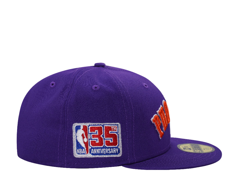 New Era Phoenix Suns 35th Anniversary Purple Prime Edition 59Fifty Fitted Hat