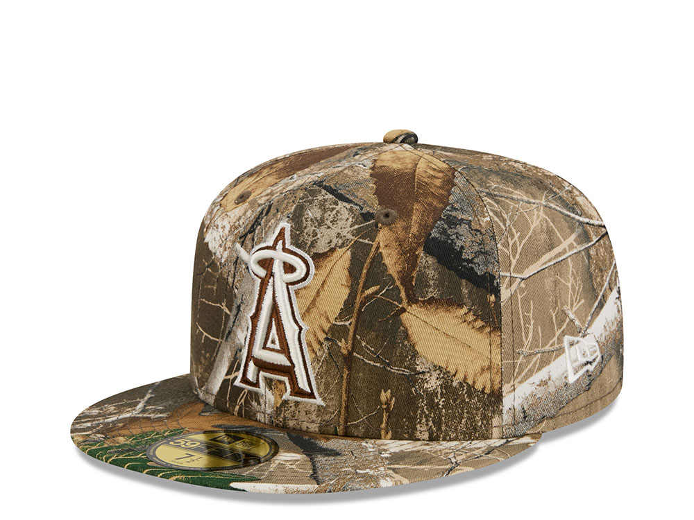 New Era Los Angeles Angels Realtree Camo 59Fifty Fitted Hat