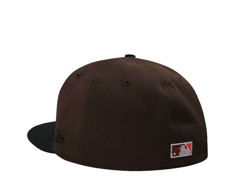 New Era Chicago Cubs Be Alert Walnut Two Tone Edition 59Fifty Fitted Hat