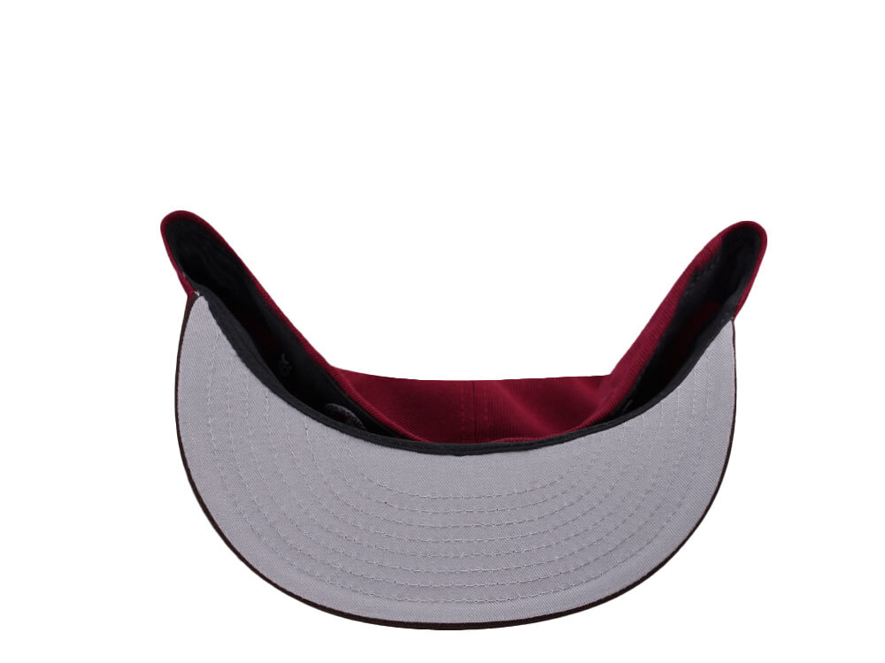 New Era Manitoba Moose 10th Anniversary Maroon Two Tone Edition 59Fifty Fitted Hat