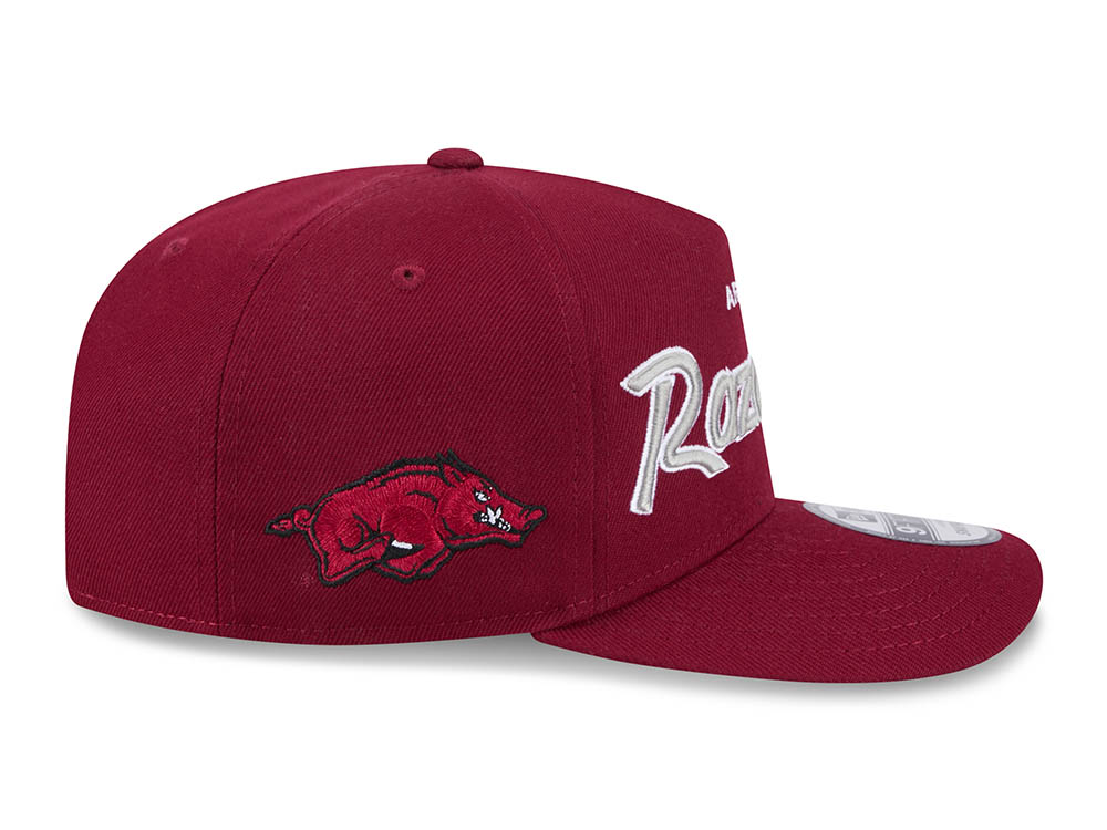 New Era Arkansas Razorbacks Maroon 9Fifty A Frame Snapback Hat