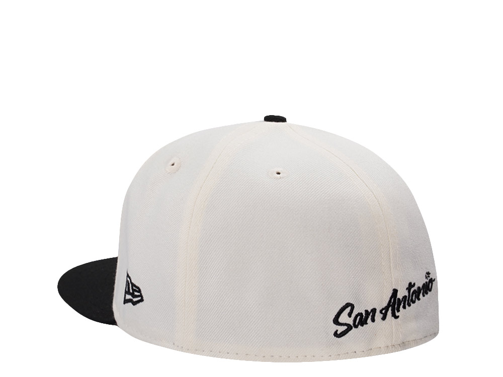 New Era San Antonio Spurs NBA on NBC Chrome Two Tone Edition 59Fifty Fitted Hat
