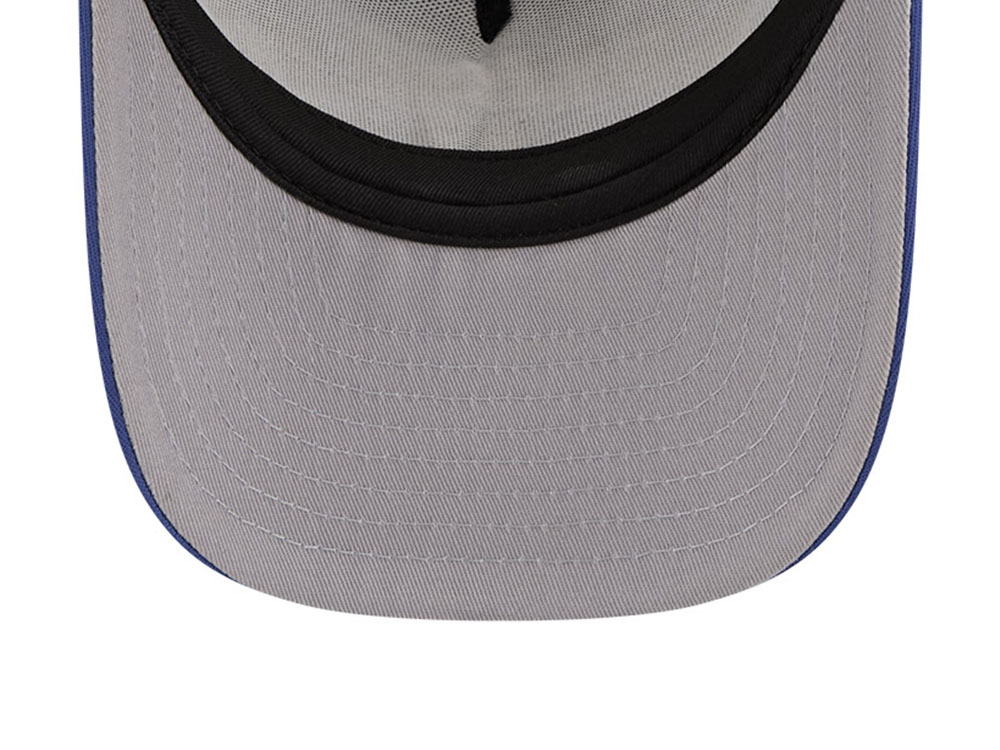 New Era Brooklyn Dodgers Arched Blue 9Fifty A Frame Trucker Snapback Hat