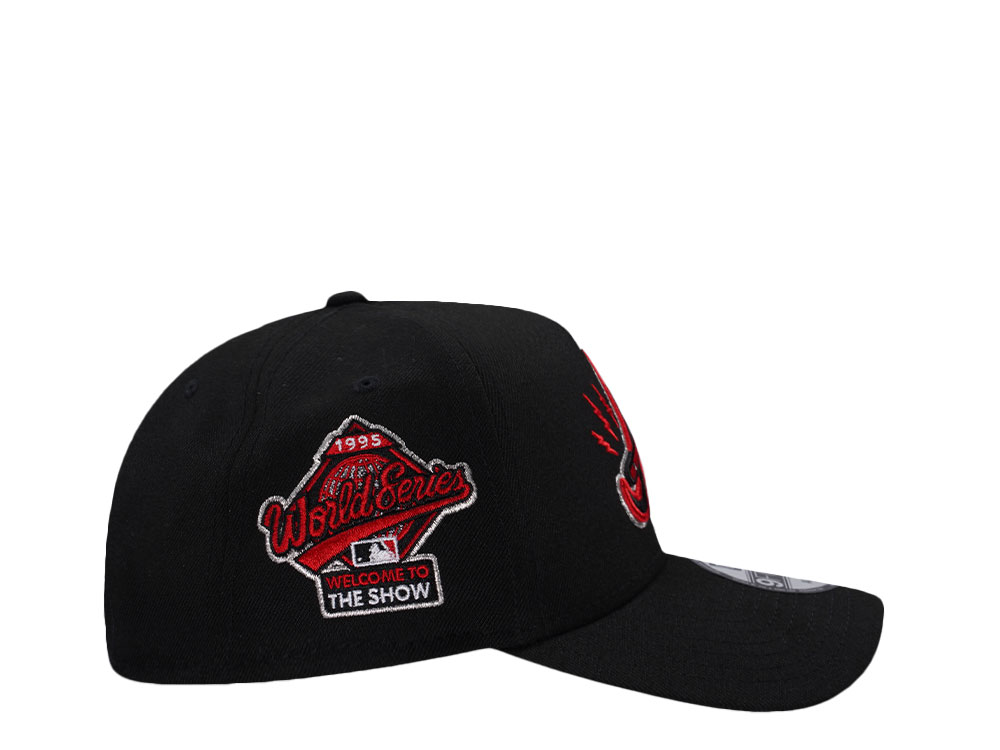 New Era Atlanta Braves World Series 1995 Black Prime Edition 9Forty A Frame Snapback Hat