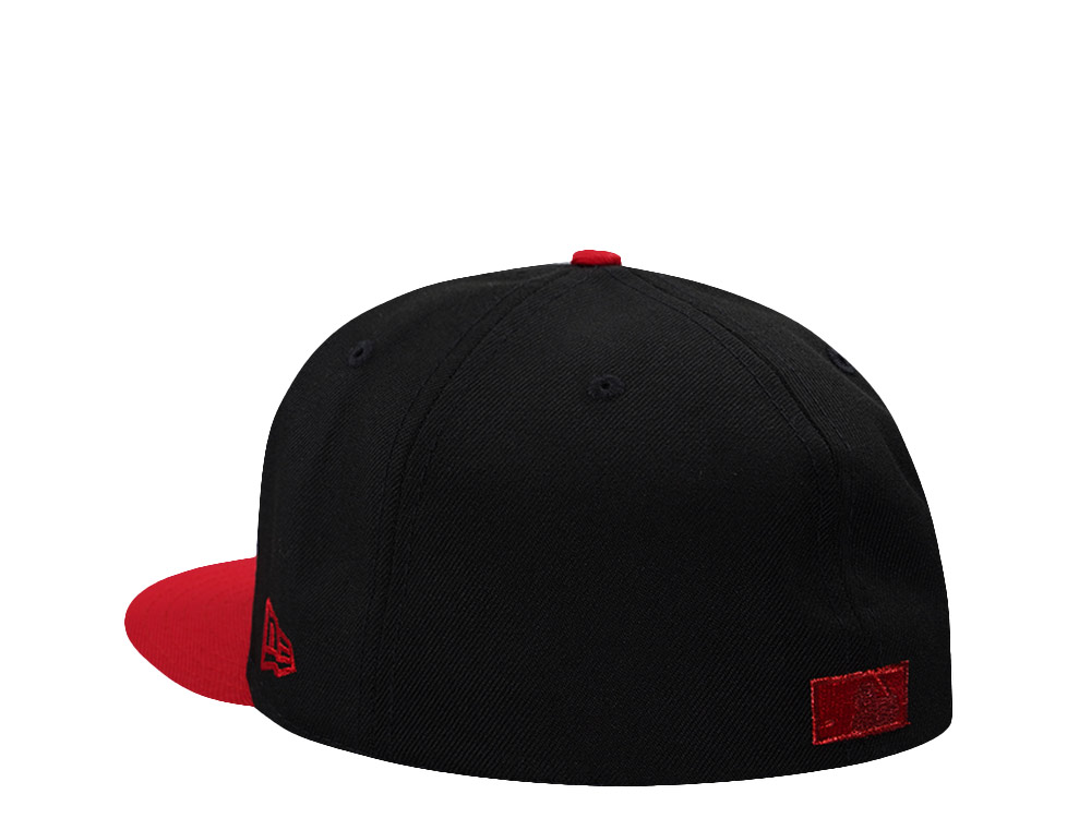New Era Milwaukee Brewers 25th Anniversary Black Two Tone Edition 59Fifty Fitted Hat
