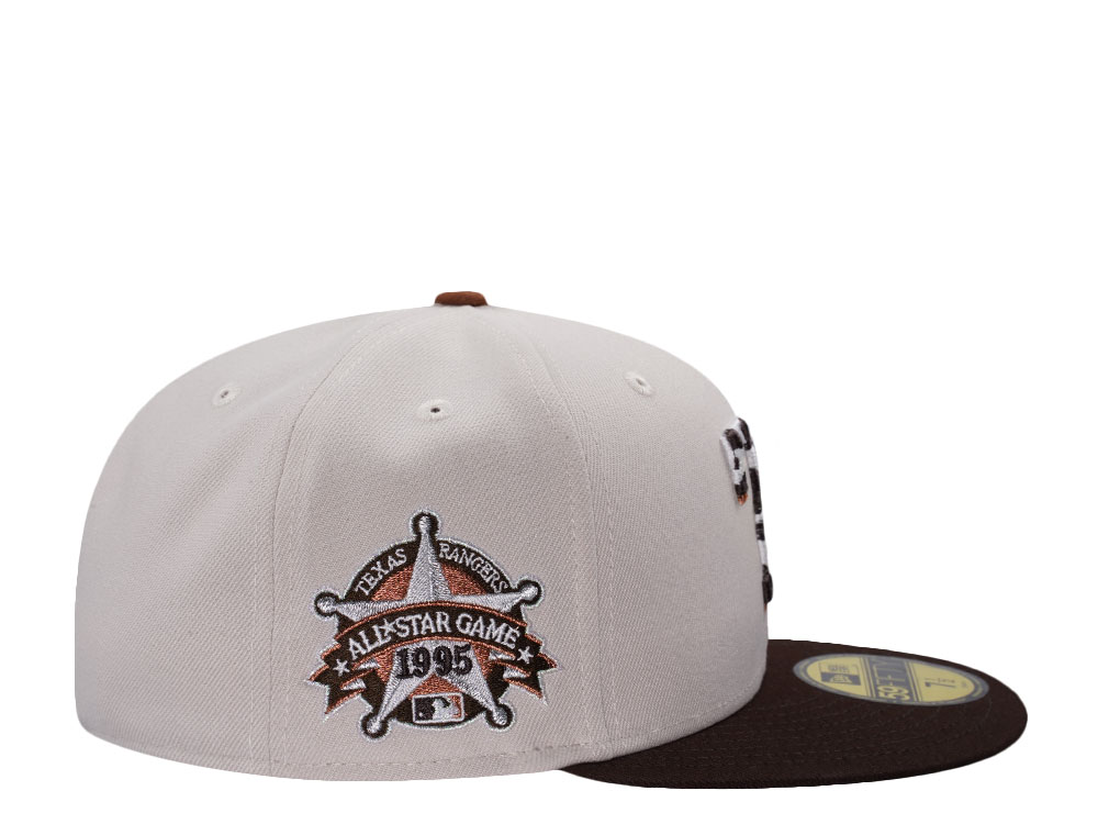 New Era Texas Rangers All Star Game 1995 Stone Two Tone Edition 59Fifty Fitted Hat