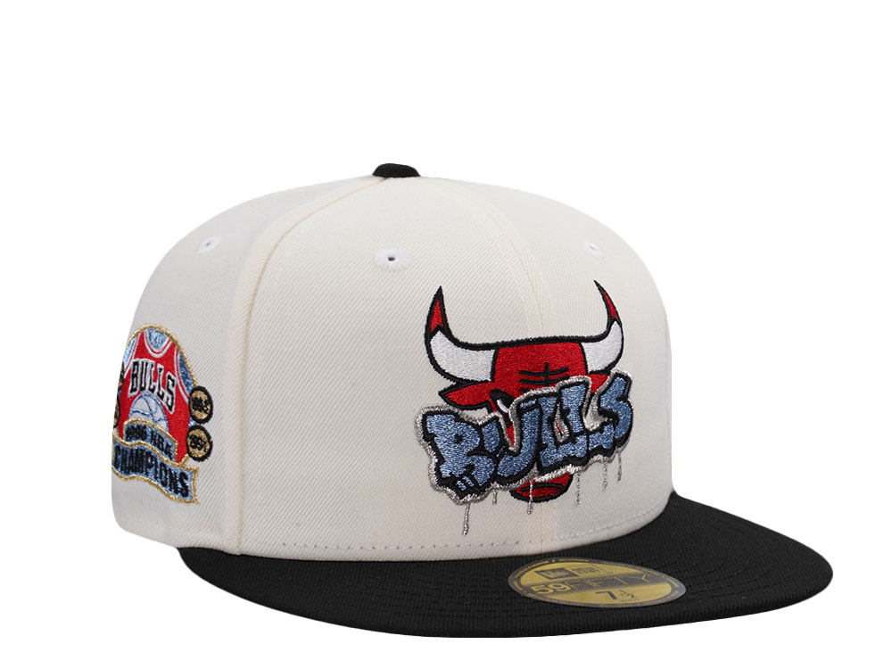New Era Chicago Bulls NBA Champions 1996 Chrome Two Tone Edition 59Fifty Fitted Hat