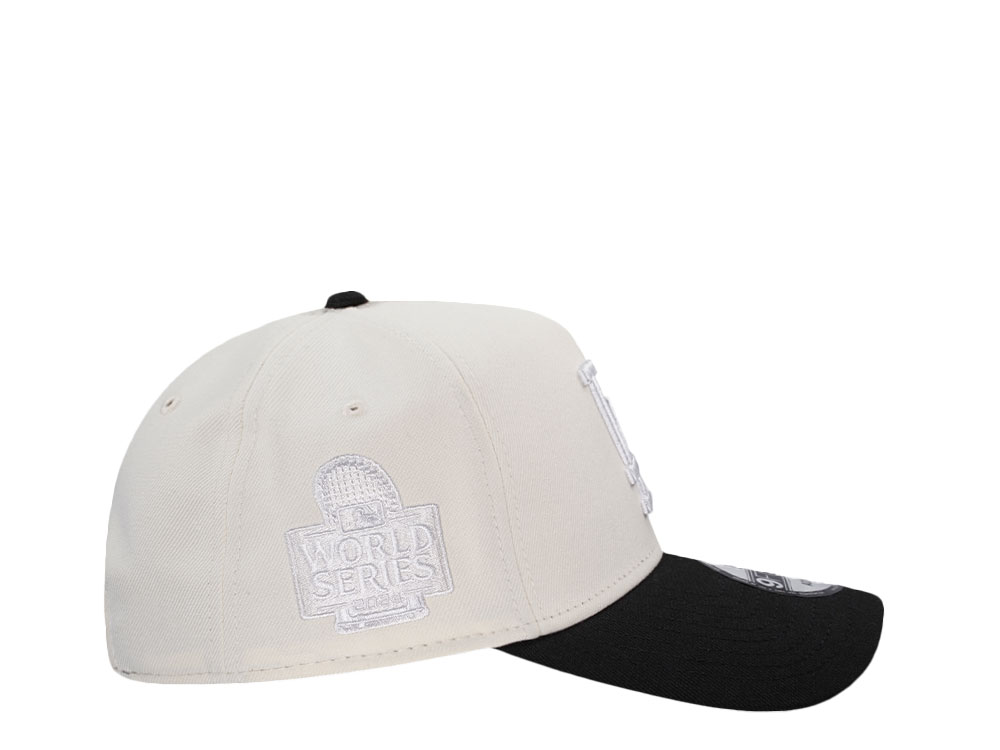 New Era Los Angeles Dodgers World Series 2024 White Out Pink Two Tone Edition 9Forty A Frame Snapback Hat