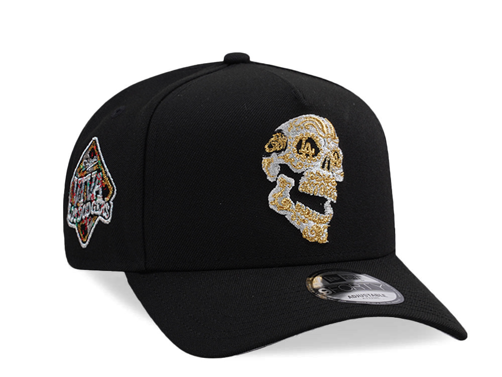 New Era Los Angeles Dodgers Viva Black Prime Edition 9Forty A Frame Snapback Hat