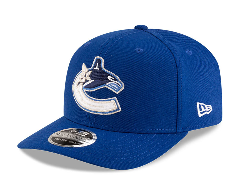 New Era Vancouver Canucks Blue 9Seventy Stretch Snapback Hat