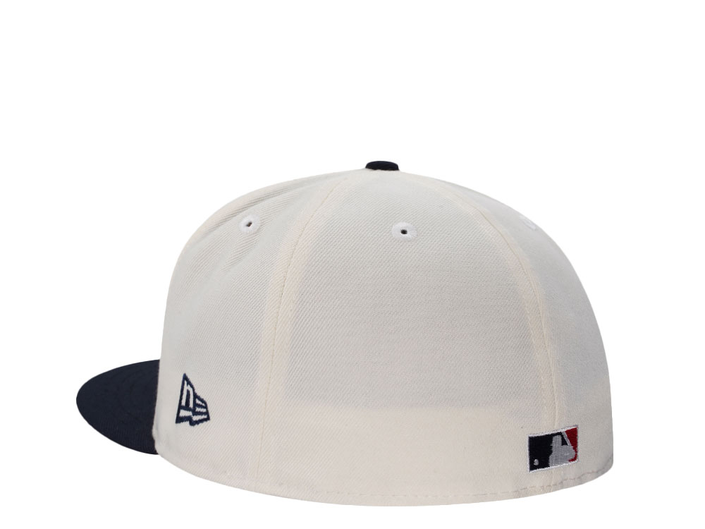 New Era New York Yankees Subway Series Script Chrome Two Tone Edition 59Fifty Fitted Hat