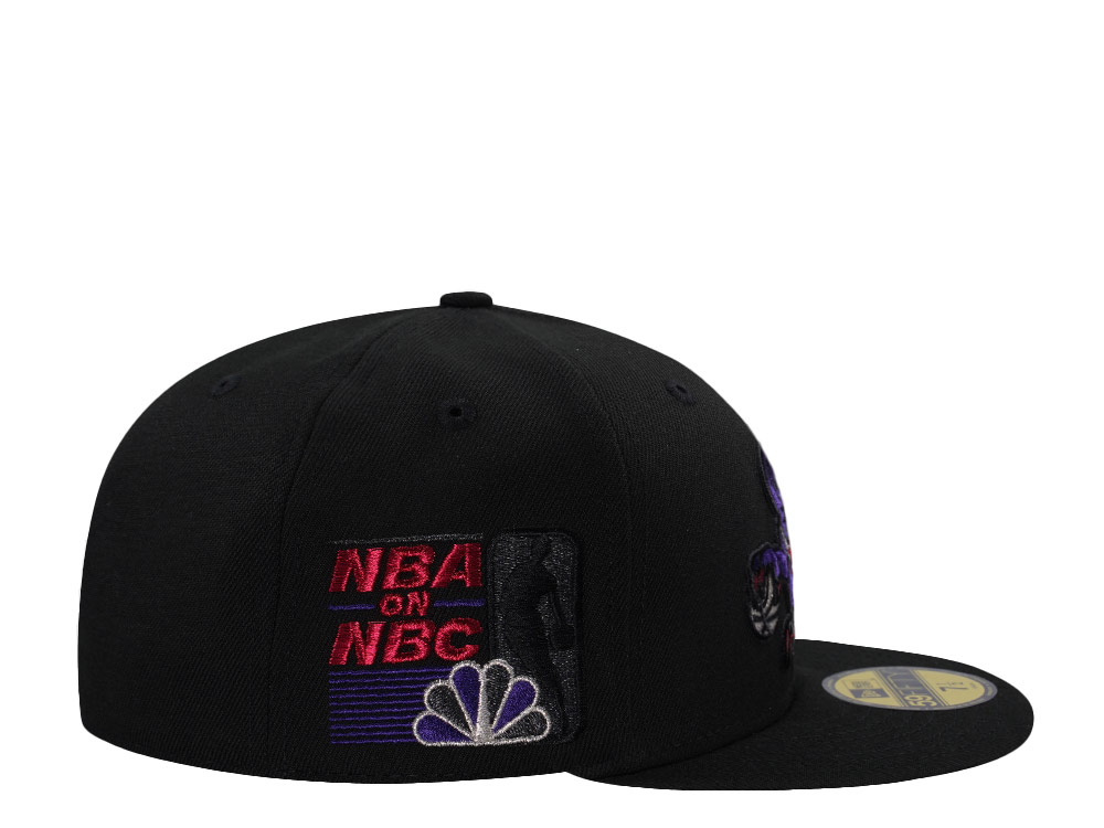 New Era Toronto Raptors NBA on NBC Black Prime Edition 59Fifty Fitted Hat