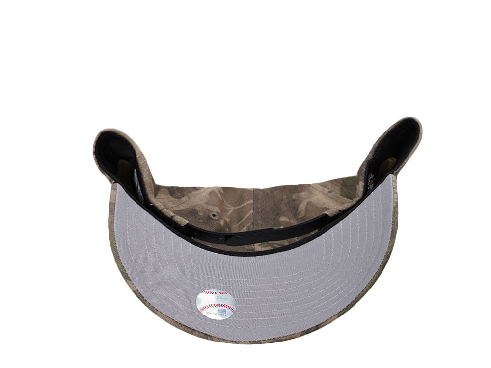New Era Oakland Athletics Leaf Camo Copper 9Forty A Frame Snapback Hat